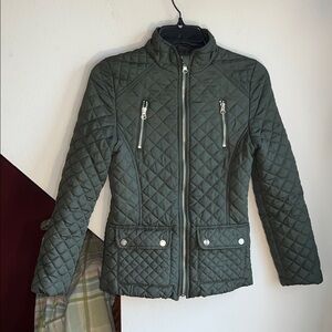 So Quilted Green Jacket 10/12 GUC‎